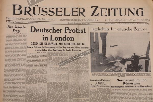 Brüsseler Zeitung, 28.08.1940