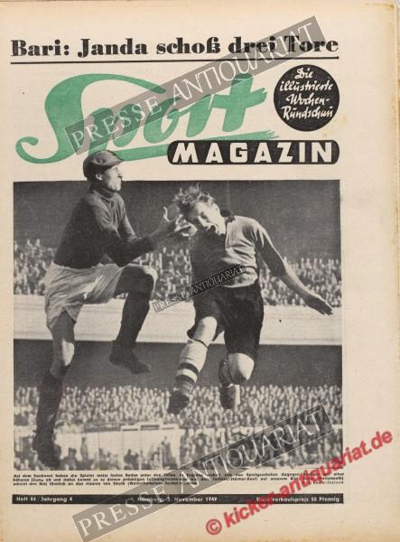 Sportmagazin Nr. 44, 02.11.1949 bis 08.11.1949