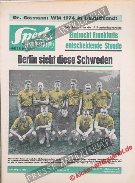 Sportmagazin Nr. 44A, 02.11.1964 bis 08.11.1964