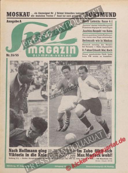 Sportmagazin Nr. 35A, 29.08.1955 bis 04.09.1955