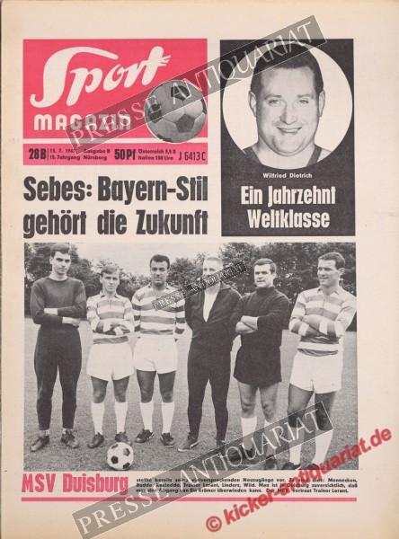 Sportmagazin Nr. 28B, 13.07.1967 bis 19.07.1967