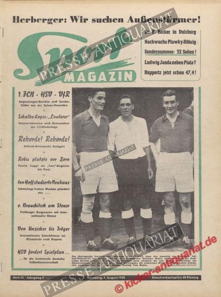 Sportmagazin Nr. 32, 09.08.1950 bis 15.08.1950