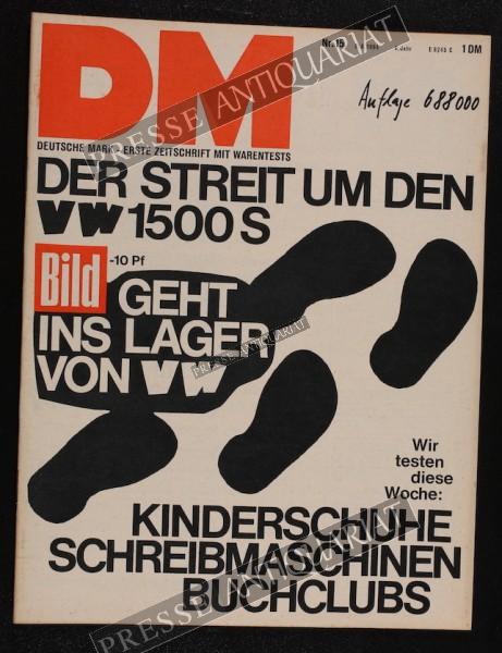 DM Die Deutsche Mark Zeitschrift mit dem Warentest, 09.04.1964 bis 15.04.1964