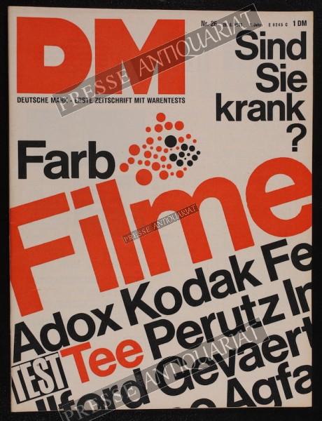 DM Die Deutsche Mark Zeitschrift mit dem Warentest, 28.06.1963 bis 04.07.1963