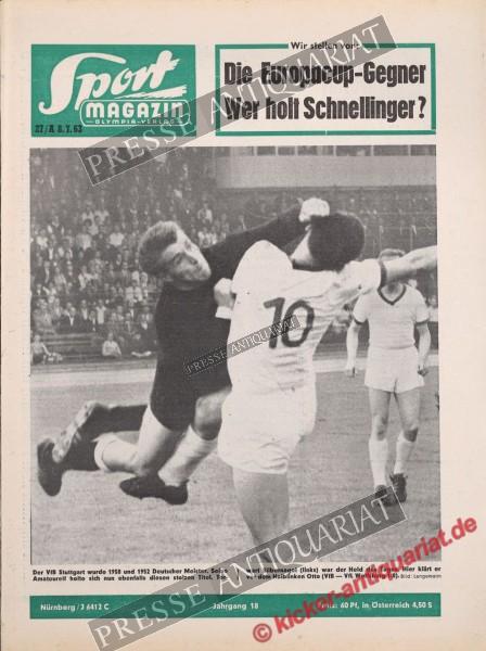 Sportmagazin Nr. 27A, 08.07.1963 bis 14.07.1963