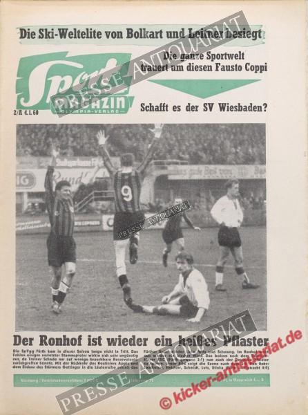 Sportmagazin Nr. 2A, 11.01.1960 bis 17.01.1960
