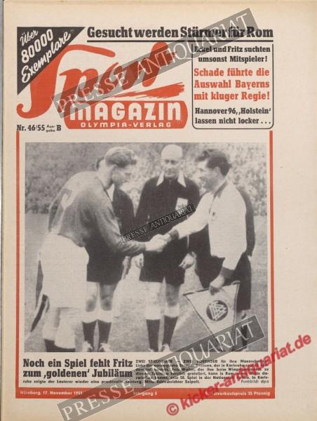 Sportmagazin Nr. 46B, 17.11.1955 bis 23.11.1955