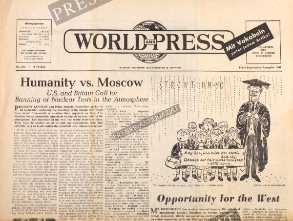 World and Press, 01.09.1961 bis 14.09.1961