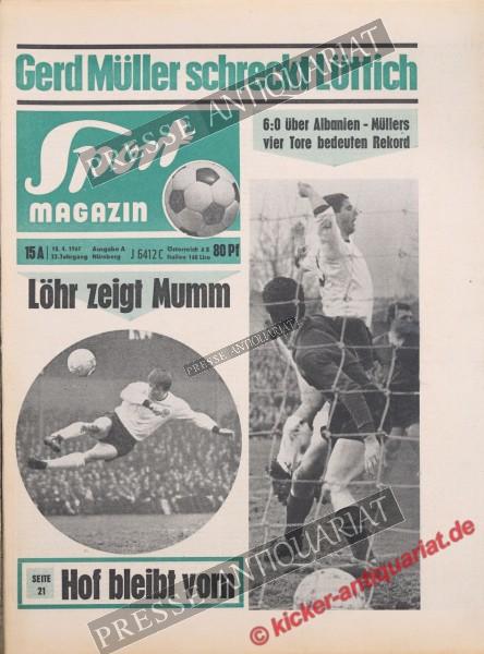 Sportmagazin Nr. 15A, 10.04.1967 bis 16.04.1967