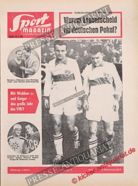 Sportmagazin Nr. 30B, 24.07.1963 bis 30.07.1963