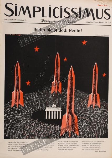 Simplicissimus, 06.12.1958 bis 12.12.1958