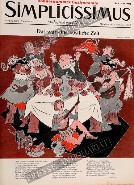 Simplicissimus, 03.09.1960 bis 09.09.1960