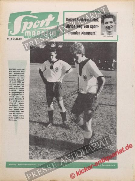 Sportmagazin Nr. 44A, 31.10.1960 bis 06.11.1960