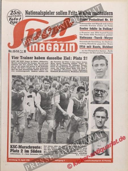 Sportmagazin Nr. 15B, 14.04.1955 bis 20.04.1955