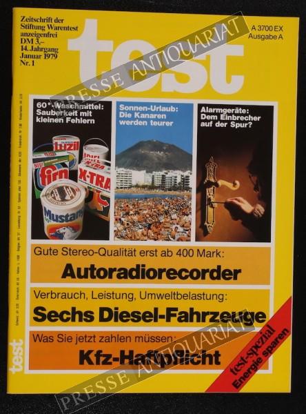 Test Zeitung der Stiftung Warentest, 01.01.1979 bis 31.01.1979