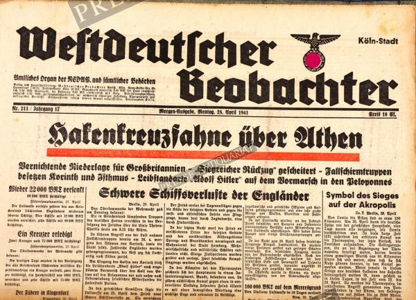 Westdeutscher Beobachter, 28.04.1941