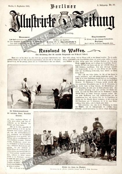 Berliner Illustrirte Zeitung, 08.09.1901 bis 14.09.1901