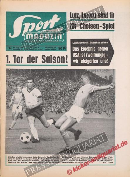 Sportmagazin Nr. 34A, 16.08.1965 bis 22.08.1965