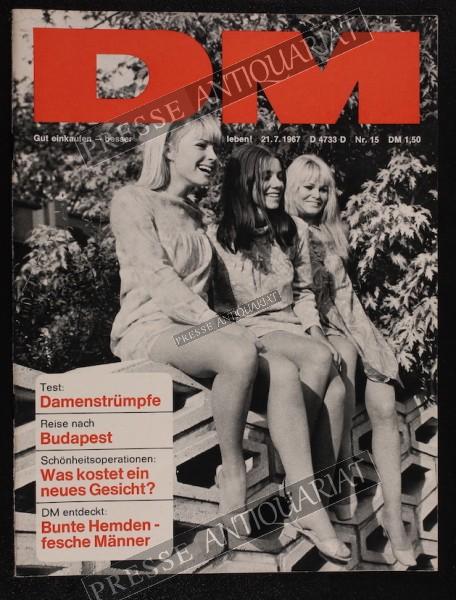 DM Die Deutsche Mark Zeitschrift mit dem Warentest, 21.07.1967 bis 03.08.1967