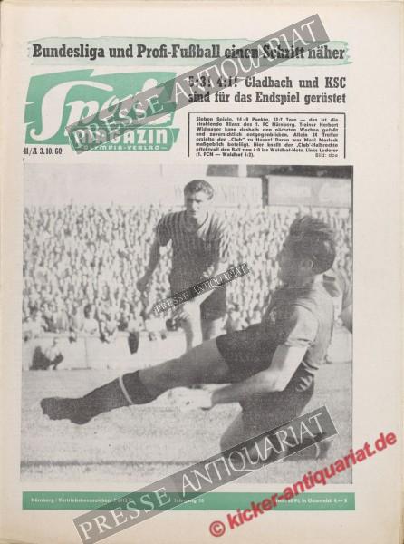 Sportmagazin Nr. 41A, 10.10.1960 bis 16.10.1960