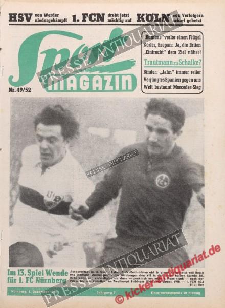 Sportmagazin Nr. 49A, 03.12.1952 bis 09.12.1952
