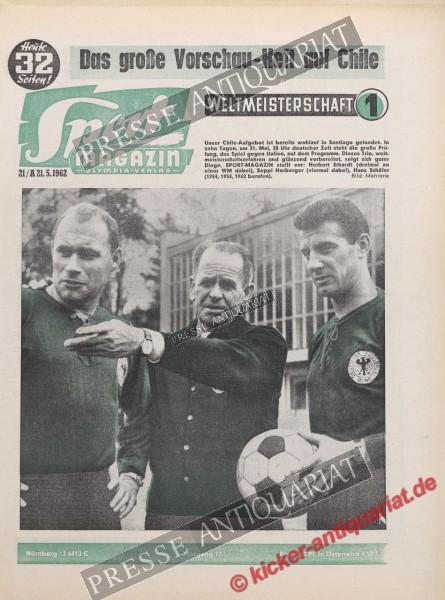 Sportmagazin Nr. 21A, 21.05.1962 bis 27.05.1962
