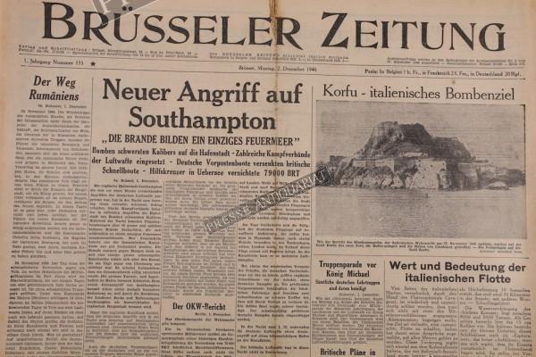 Brüsseler Zeitung, 02.12.1940