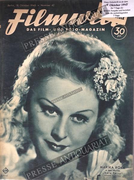 Filmwelt, 18.10.1940 bis 24.10.1940