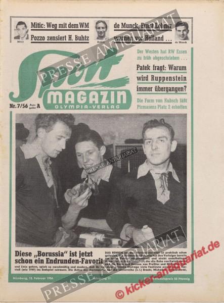 Sportmagazin Nr. 7A, 13.02.1956 bis 19.02.1956