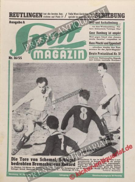 Sportmagazin Nr. 16A, 18.04.1955 bis 24.04.1955
