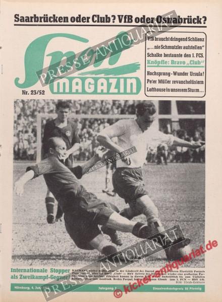 Sportmagazin Nr. 23A, 04.06.1952 bis 10.06.1952