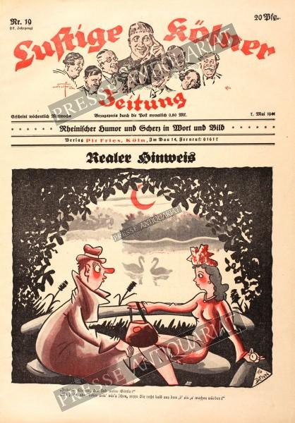 Lustige Kölner Zeitung, 07.05.1941 bis 13.05.1941