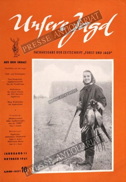Unsere Jagd Zeitschrift, 01.10.1961 bis 31.10.1961