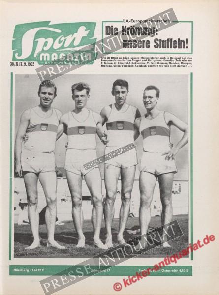 Sportmagazin Nr. 38A, 17.09.1962 bis 23.09.1962