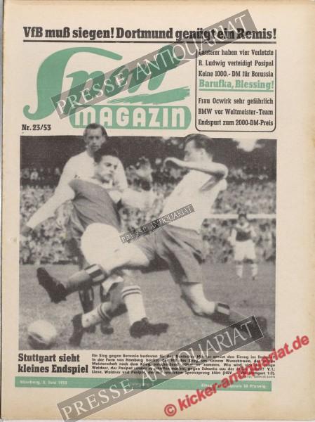 Sportmagazin Nr. 23A, 03.06.1953 bis 09.06.1953