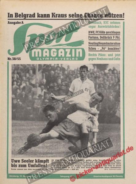 Sportmagazin Nr. 38A, 19.09.1955 bis 25.09.1955