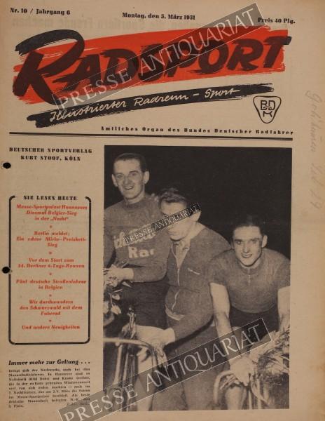 Radsport Illustrierte, 05.03.1951 bis 18.03.1951