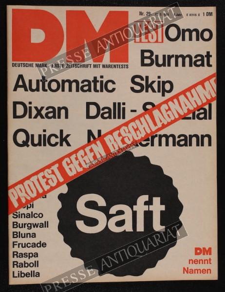 DM Die Deutsche Mark Zeitschrift mit dem Warentest, 19.07.1963 bis 25.07.1963