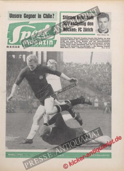 Sportmagazin Nr. 49A, 27.11.1961 bis 03.12.1961