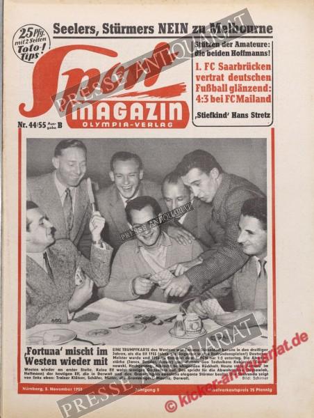 Sportmagazin Nr. 44B, 03.11.1955 bis 09.11.1955