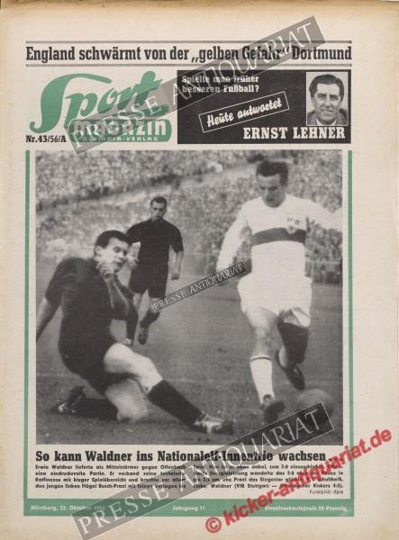 Sportmagazin Nr. 43A, 22.10.1956 bis 28.10.1956