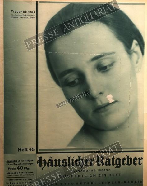 Häuslicher Ratgeber, 02.08.1931 bis 08.08.1931