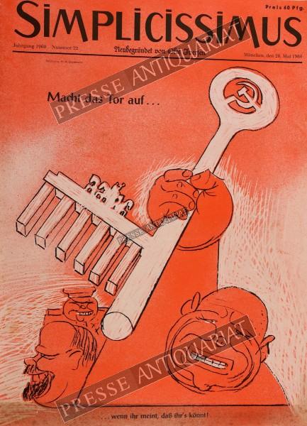 Simplicissimus, 28.05.1960 bis 03.06.1960
