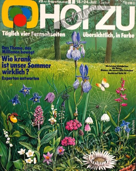 Hörzu Rundfunkzeitung, 18.07.1981 bis 24.07.1981