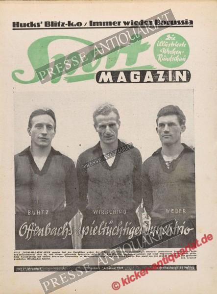 Sportmagazin Nr. 3, 19.01.1949 bis 25.01.1949