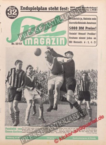 Sportmagazin Nr. 12A, 19.03.1952 bis 25.03.1952