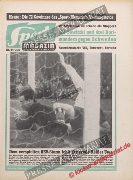 Sportmagazin Nr. 44A, 04.11.1957 bis 10.11.1957