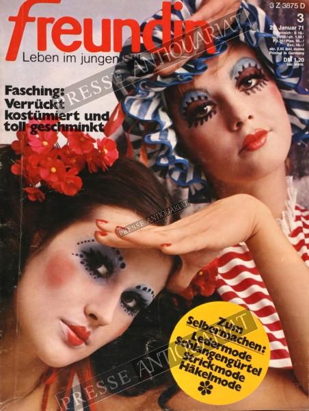Freundin Modemagazin, 29.01.1971 bis 11.02.1971