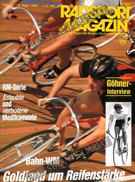 Radsport Magazin, 09.09.1981 bis 22.09.1981