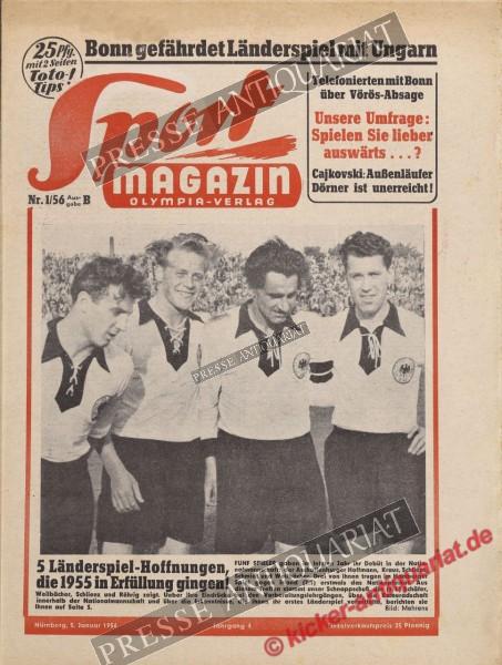 Sportmagazin Nr. 1B, 05.01.1956 bis 11.01.1956